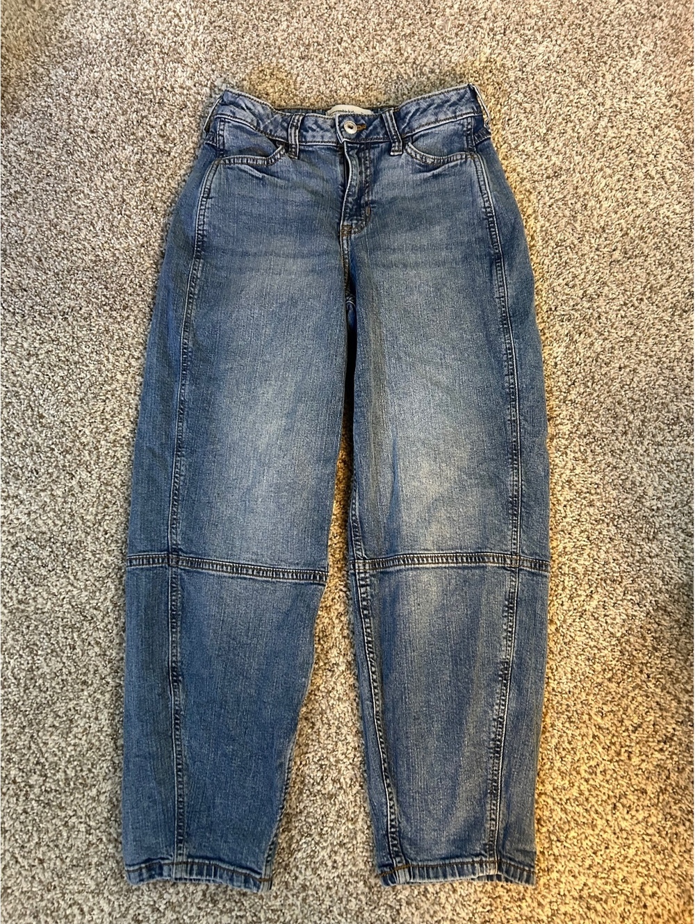 Abercrombie Kids Girl Barrel Jeans